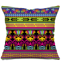 Seamless Animals Mexican Background Pillows 57469567