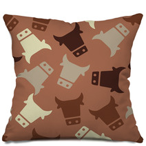 Seamless Background: Cow Pillows 61132654
