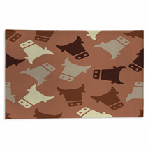 Seamless Background: Cow Rugs 61132654