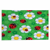 Seamless Background Flower Theme 2 Rugs 48425823