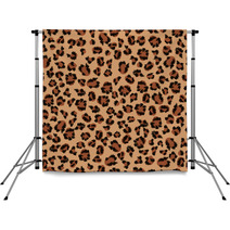 Seamless Background Of Leopard Fur Backdrops 93373523