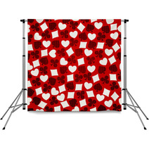 Seamless Background Playing Card Suits Backdrops 62934227