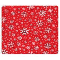 Seamless Background Snowflakes 4 Rugs 55580410