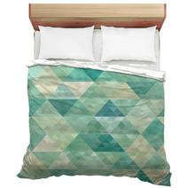 Seamless Background With Abstract Geometric Ornament Bedding 51734641