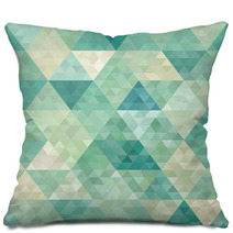 Seamless Background With Abstract Geometric Ornament Pillows 51734641