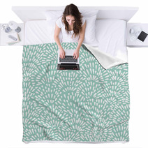 Seamless Background With Abstract Ornament Blankets 51734645