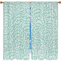 Seamless Background With Abstract Ornament Window Curtains 51734645