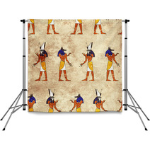 Seamless Background With Egyptian Gods Images Backdrops 59468130