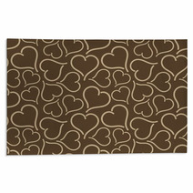 Seamless Background With Hearts Rugs 132459806