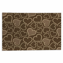 Seamless Background With Hearts Rugs 132459835