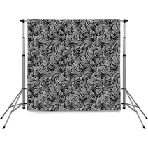 Seamless Black And White Background Backdrops 63914475