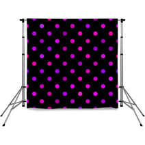 Seamless Black Dotted Pattern Backdrops 61563346