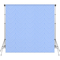 Seamless Blue Geometric Texture. Backdrops 68147513