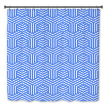 Seamless Blue Geometric Texture. Bath Decor 72377719