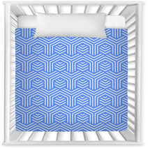 Seamless Blue Geometric Texture. Nursery Decor 72377719