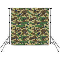 Seamless Camouflage Pattern Backdrops 83267637