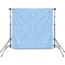 Seamless Checked Blue Pattern. Backdrops 53827249