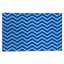 Seamless Chevron Pattern With Blue Lines Vector Illustration Background For Dress Manufacturing Wallpapers Prints Gift Wrap And Scrapbook Rugs 136983349