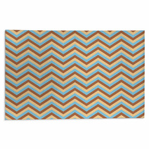 Seamless Chevron Pattern With Light Blue Brown And Pink Lines Vector Illustration Background For Dress Manufacturing Wallpapers Prints Gift Wrap And Scrapbook Rugs 139476646