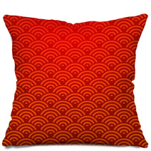Seamless Chinese Pattern Pillows 53854393
