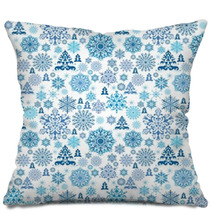 Seamless Christmas Pattern Pillows 57029692