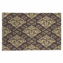 Seamless Classic Vector Golden Pattern Traditional Orient Ornament Classic Vintage Background Rugs 131212230