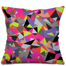 Seamless Colorful Abstract Retro Background Pillows 58434684