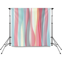 Seamless Colorful Striped Wave Background Backdrops 66106722