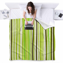 Seamless Colorful Striped Wave Background Blankets 66106714