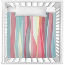Seamless Colorful Striped Wave Background Nursery Decor 66106722