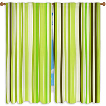 Seamless Colorful Striped Wave Background Window Curtains 66106714