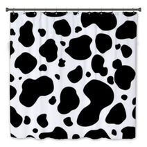 Seamless Cow Print Bath Decor 71938511
