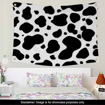 Seamless Cow Print Wall Art 71938511