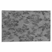 Seamless Fabric With Floral Motives Rugs 132418366