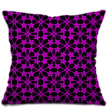 Seamless Floral Pattern Pillows 34186654