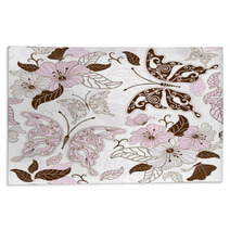 Seamless Floral Pattern Rugs 38863132
