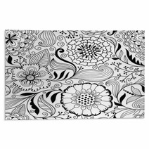 Seamless Floral Pattern Rugs 54217372