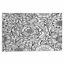 Seamless Floral Pattern Rugs 54459968