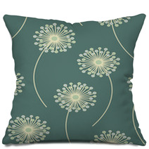 Seamless Floral Pattern -  Vector Illustration Pillows 49035292
