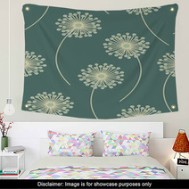 Seamless Floral Pattern -  Vector Illustration Wall Art 49035292