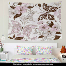 Seamless Floral Pattern Wall Art 38863132
