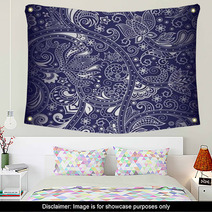 Seamless Floral Pattern Wall Art 49474705