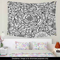 Seamless Floral Pattern Wall Art 54459968