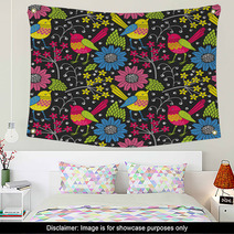 Seamless Floral Pattern Wall Art 59979104