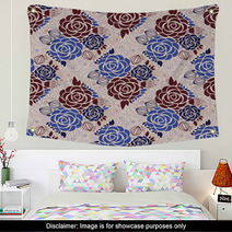 Seamless Floral Pattern Wall Art 63408080