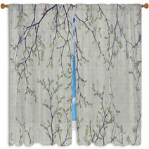Seamless Floral Pattern Window Curtains 68746563