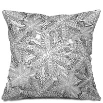 Seamless Floral Texture Pillows 52935197