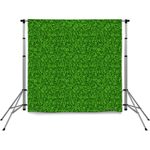 Seamless Green Grass Vector Pattern Backdrops 113894194