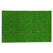 Seamless Green Grass Vector Pattern Rugs 113894194