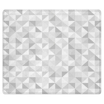 Seamless Grey Geometric Pattern Rugs 54351231